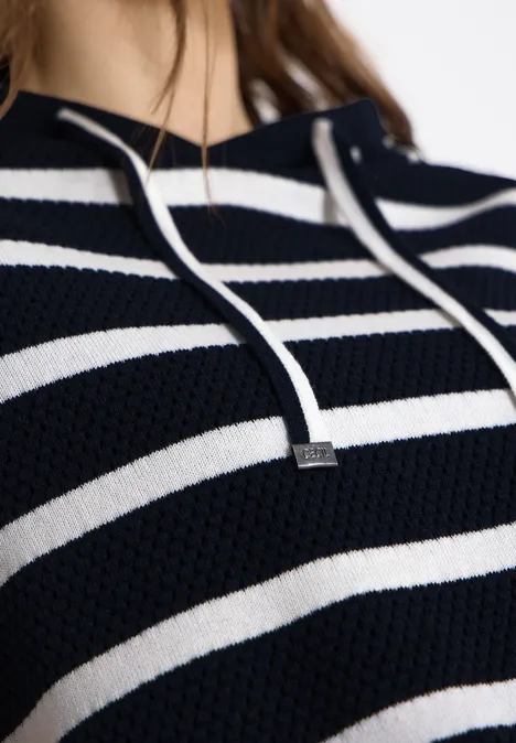 Kurzarm Pullover mit Kapuze universal blue Kurzarm Pullover mit Kapuze universal blue