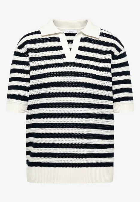 Kurzarm Poloshirt in Mesh-Qualität universal blue