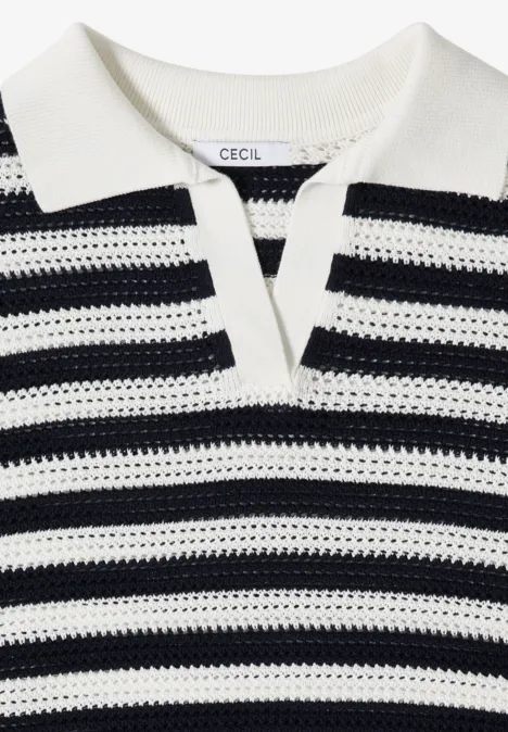 Kurzarm Poloshirt in Mesh-Qualität universal blue