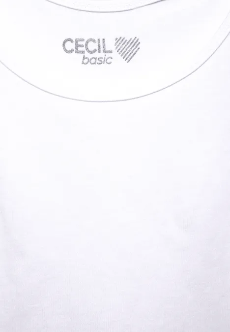 Top in Unifarbe White