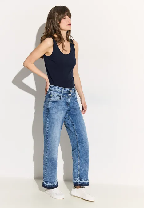 Top in effen kleur universal blue