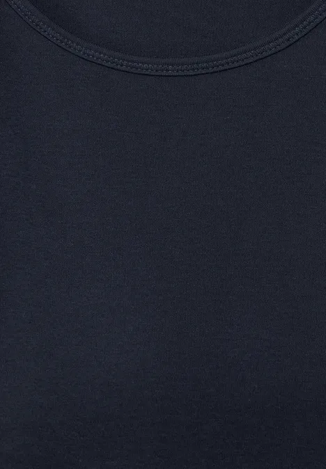 Top in effen kleur universal blue