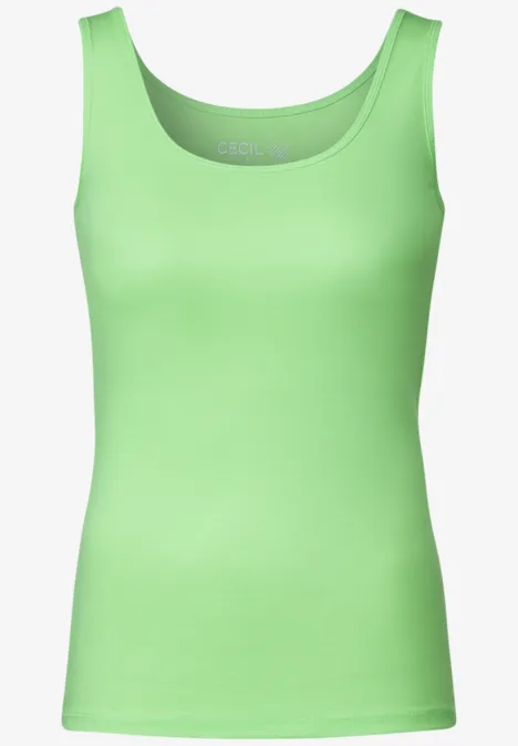 Top in Unifarbe matcha lime