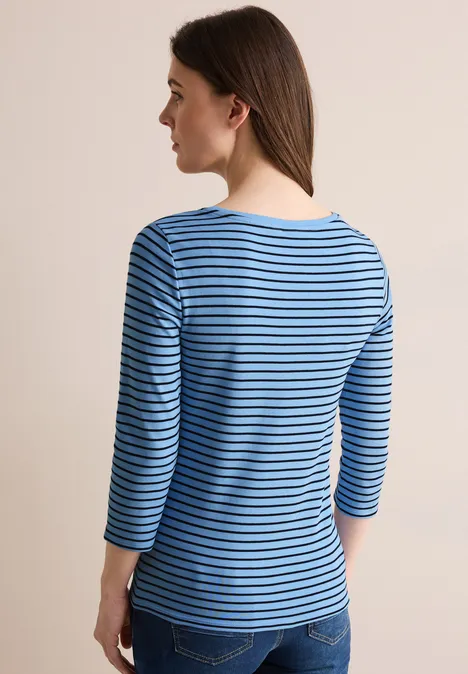 Gestreept overhemd fresh light blue
