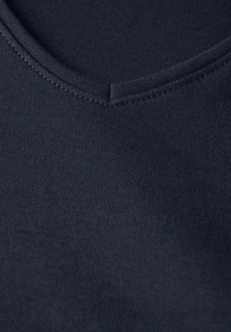 V-Neck T-Shirt universal blue