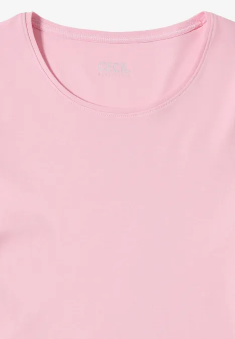 Basic Langarmshirt blossom glow