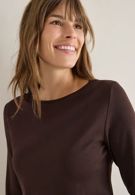 Basic onderzeeër shirt tartufo brown