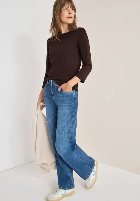 Basic onderzeeër shirt tartufo brown