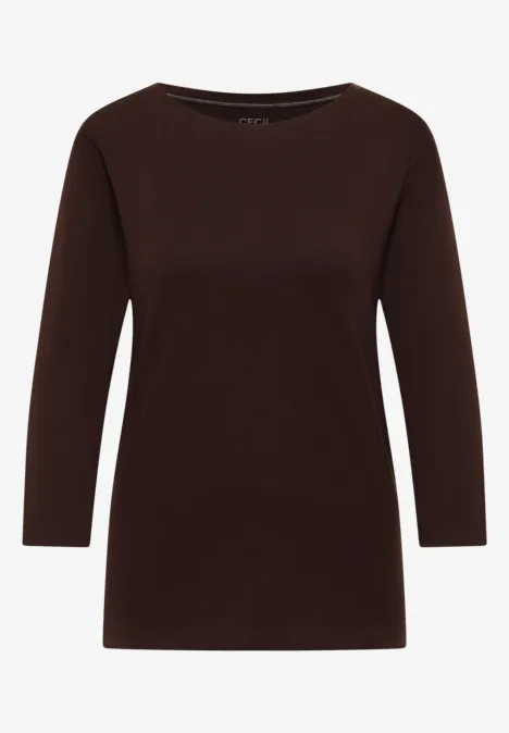Basic onderzeeër shirt tartufo brown