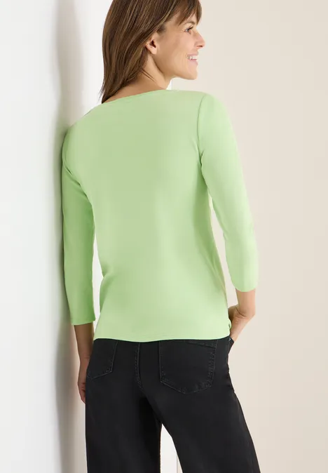 Basic shirt in effen kleur null Basic shirt in effen kleur null