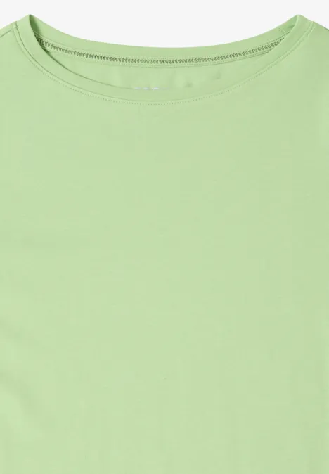 Basic shirt in effen kleur null Basic shirt in effen kleur null