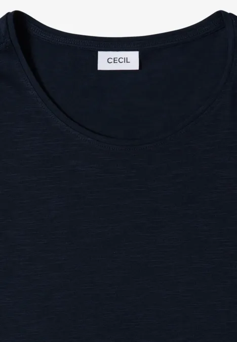 T-shirt basique à col rond universal blue