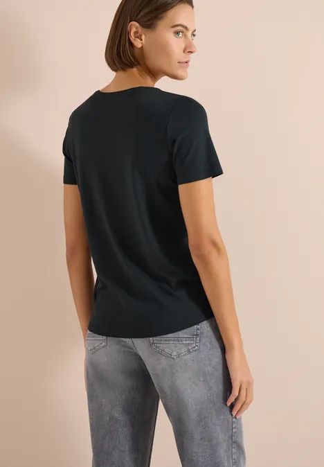 T-shirt basique à col rond palm breeze green T-shirt basique à col rond palm breeze green