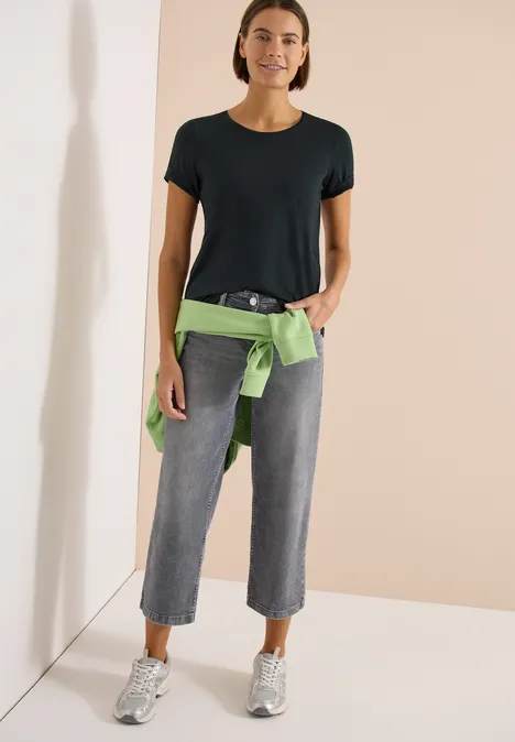 T-shirt basique à col rond palm breeze green T-shirt basique à col rond palm breeze green