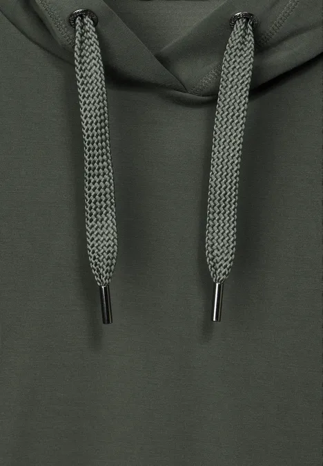 Hoodie mit Ärmeldetail dynamic khaki