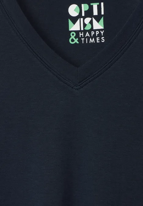 T-shirt basique à manches longues universal blue T-shirt basique à manches longues universal blue