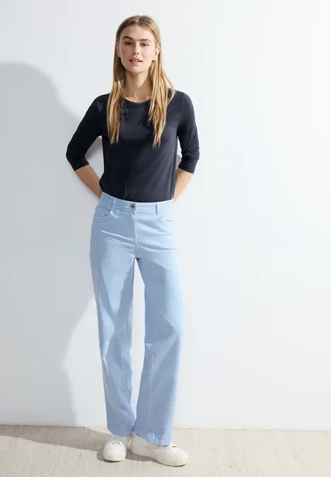 Basic 3/4 Shirt universal blue