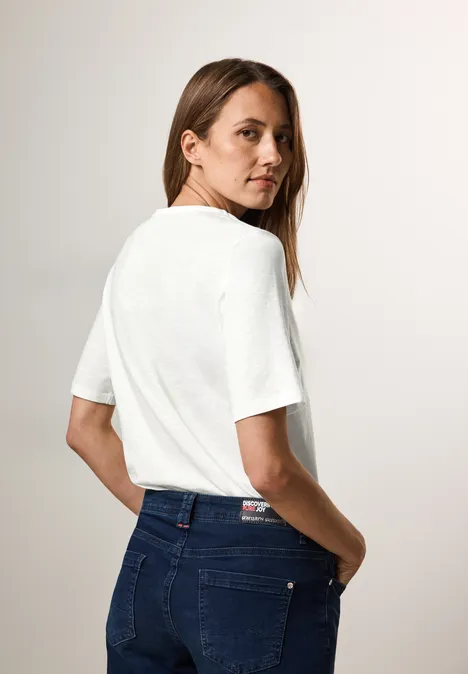 Basic T-Shirt vanilla white