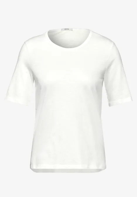 Basic T-Shirt vanilla white