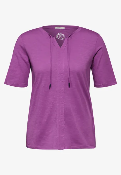 Tunique en fil flammé iced violet