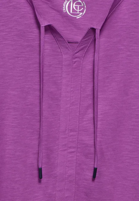 Tunique en fil flammé iced violet