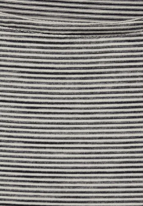 T-shirt rayé chiné universal blue