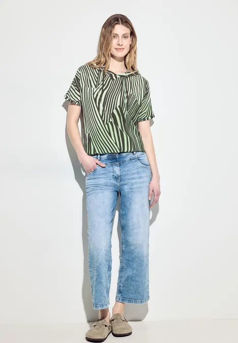 T-Shirt mit Kapuze cool khaki