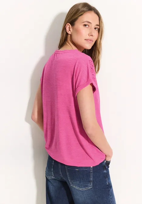 Sommer T-Shirt bloomy pink