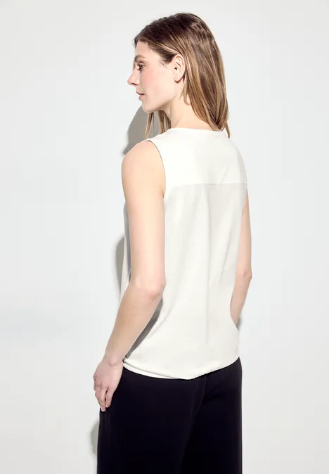 Lässig modernes Top vanilla white