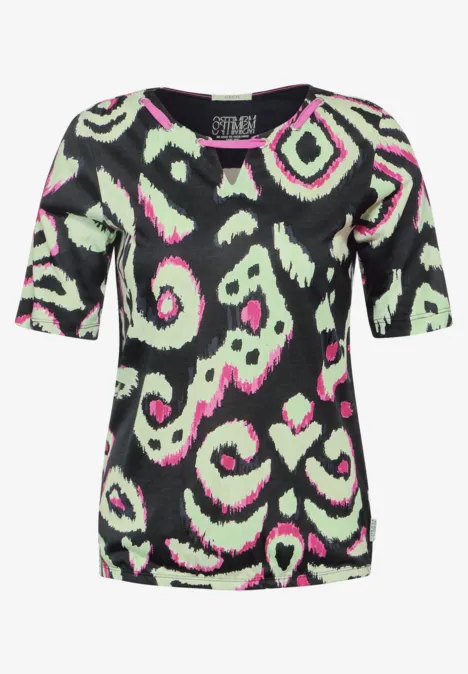 Print T-Shirt Black