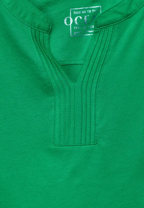 Top mit Deko Element fresh apple green