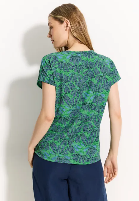 Burn Out Print T-Shirt fresh apple green Burn Out Print T-Shirt fresh apple green