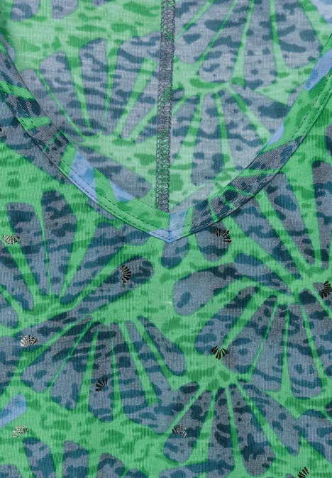 Burn Out Print T-Shirt fresh apple green Burn Out Print T-Shirt fresh apple green