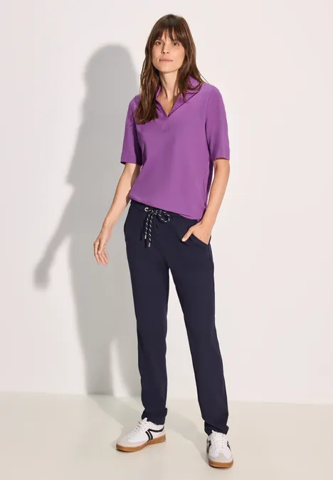 Piquée Polo-Shirt iced violet Piquée Polo-Shirt iced violet