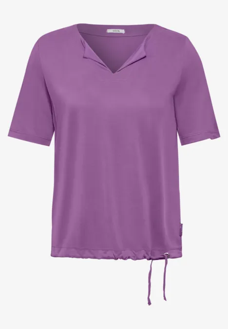 Leichtes T-Shirt iced violet