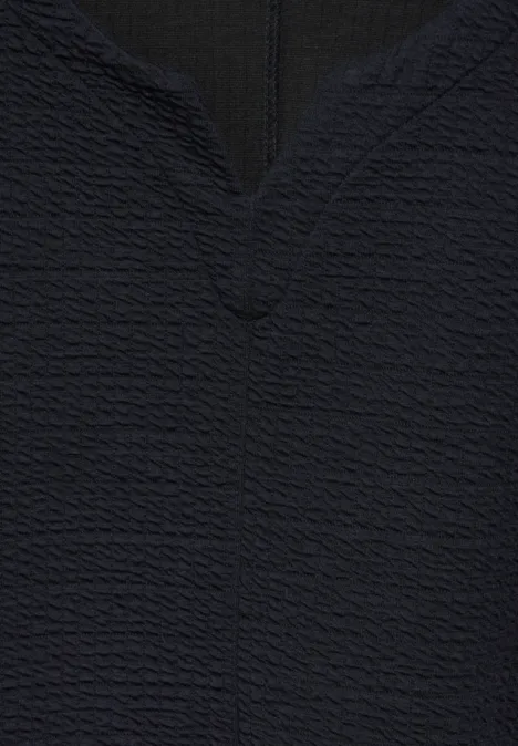 Jaquard-Struktur-Shirt universal blue Jaquard-Struktur-Shirt universal blue