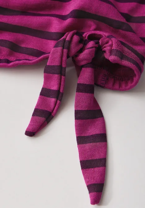 Shirt mit Knoten am Saum jewel pink
