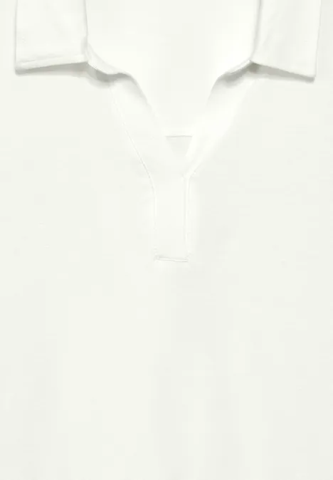 Poloshirt vanilla white