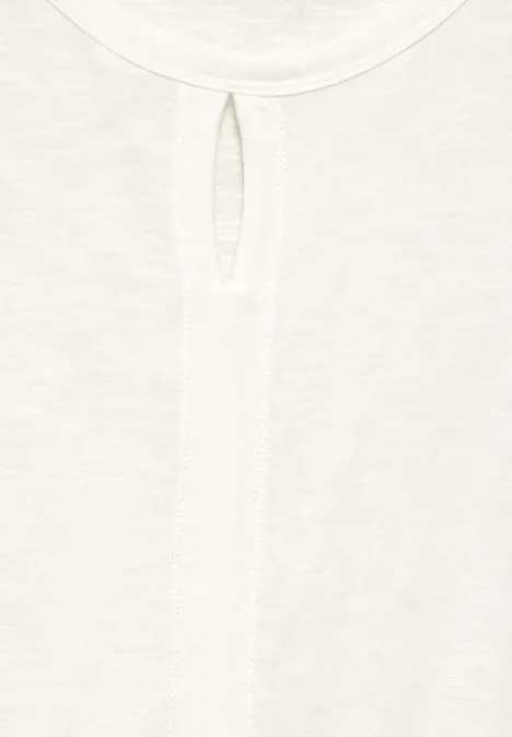 Shirt im Tunika-Look vanilla white