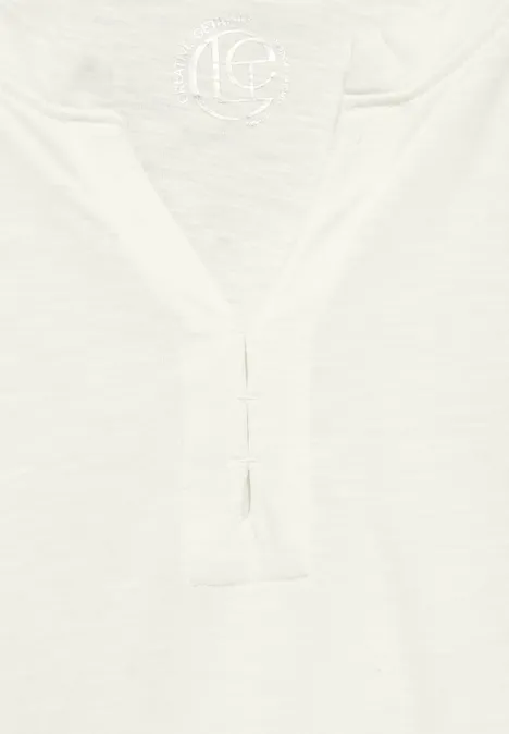 Leichte Tunika vanilla white