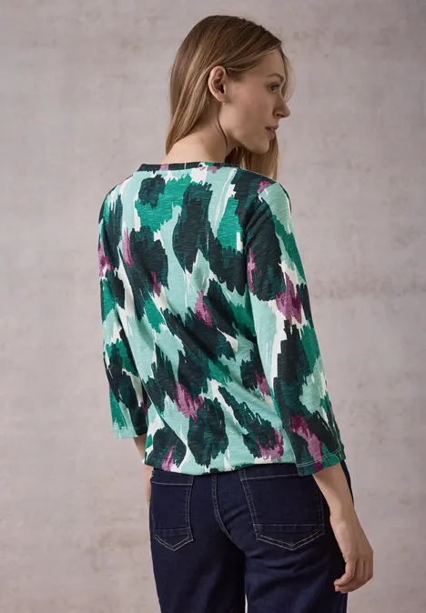 Bedrucktes Tunikashirt adriatic green Bedrucktes Tunikashirt adriatic green