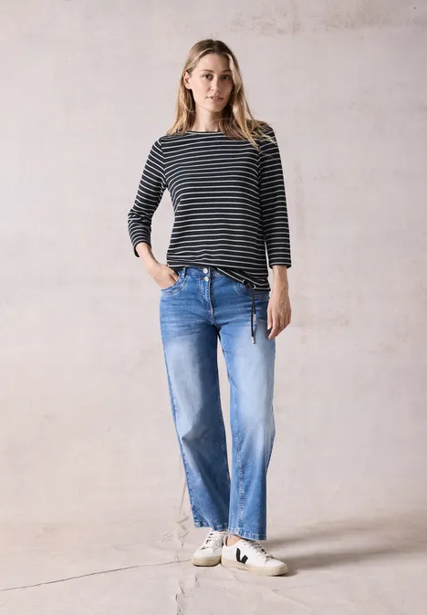 Streifenshirt universal blue