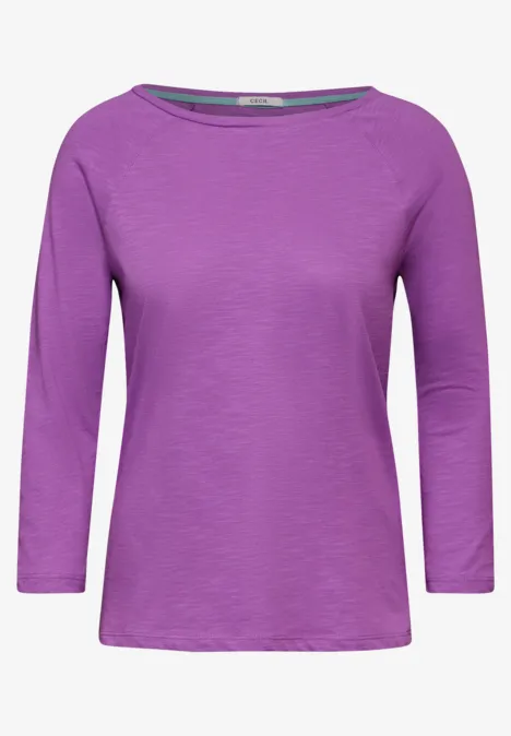 Raglan-Shirt iced violet