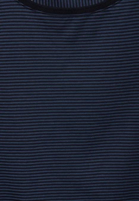 Gestreiftes Shirt universal blue