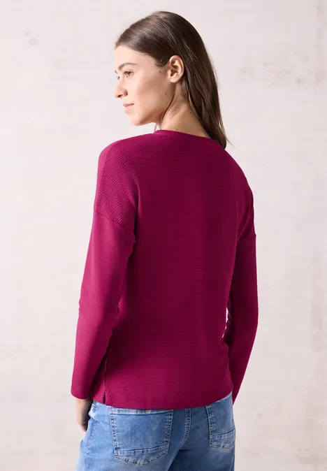 Ottoman-Shirt jewel pink
