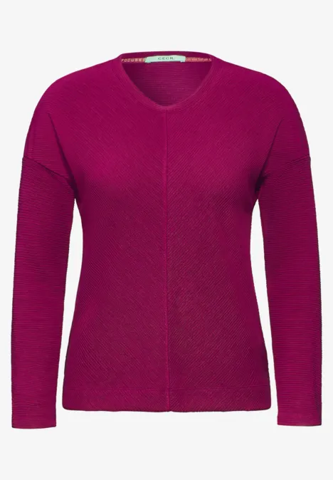 Ottoman-Shirt jewel pink