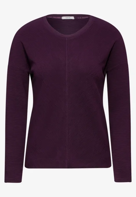 Ottoman-Shirt beloved berry
