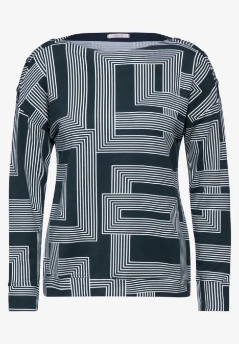 Leichtes Sweatshirt deep petrol
