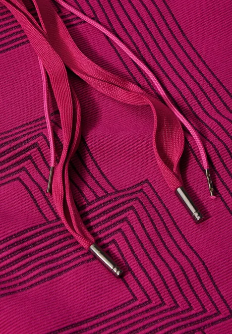 Jacquard Langarmshirt jewel pink