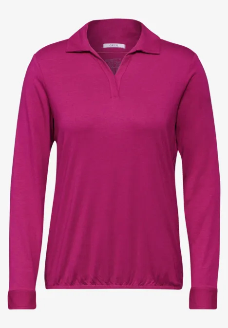 Langarmshirt jewel pink